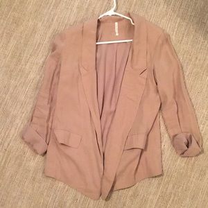 Guazey Nude Blazer Sz M